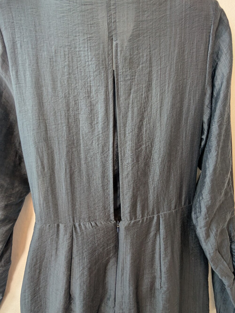 SABINA MUSAYEV Navy Blue Long Sleeve Mini Dress - Size S - Picture 8 of 12
